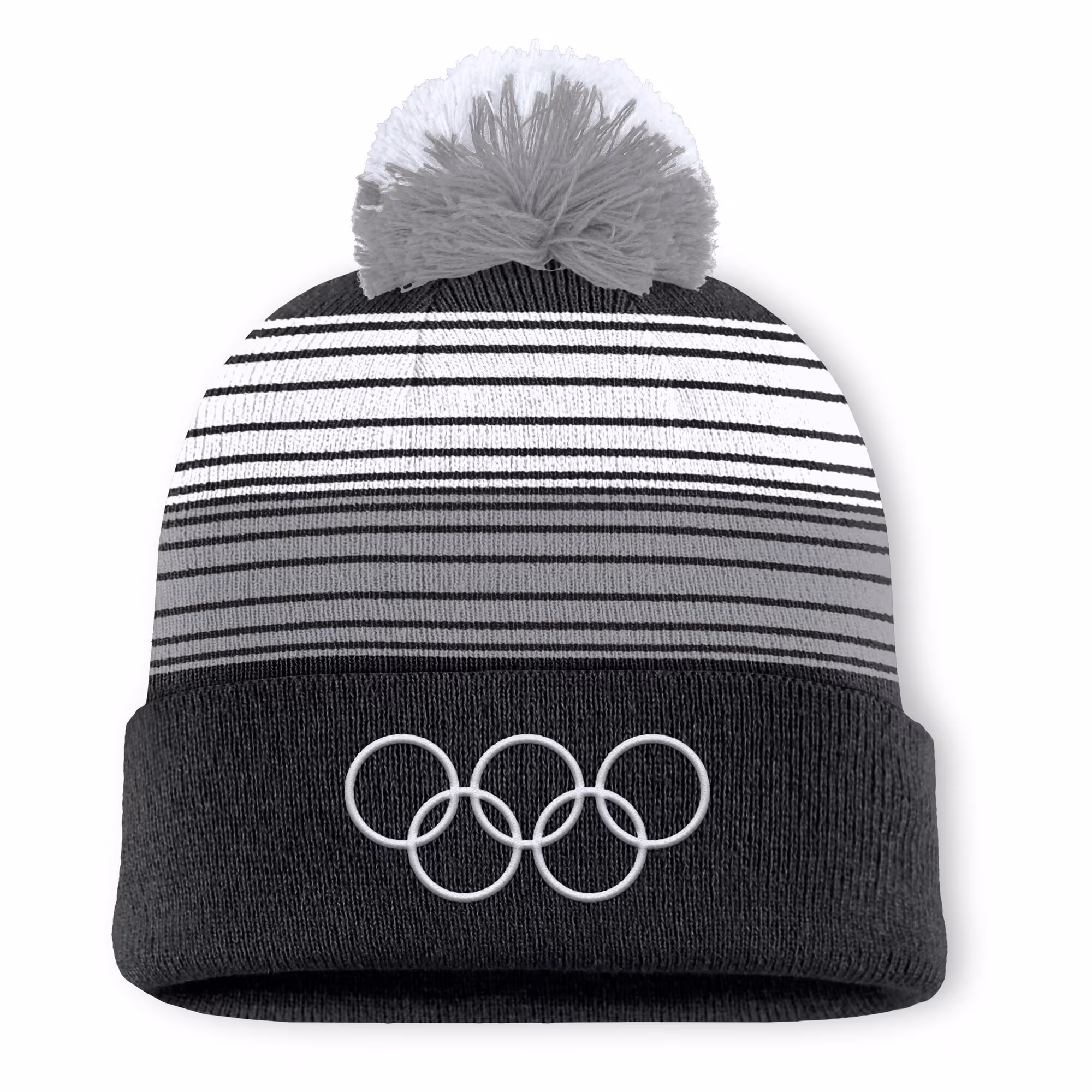 The Olympic Collection Stripe Bobble Beanie