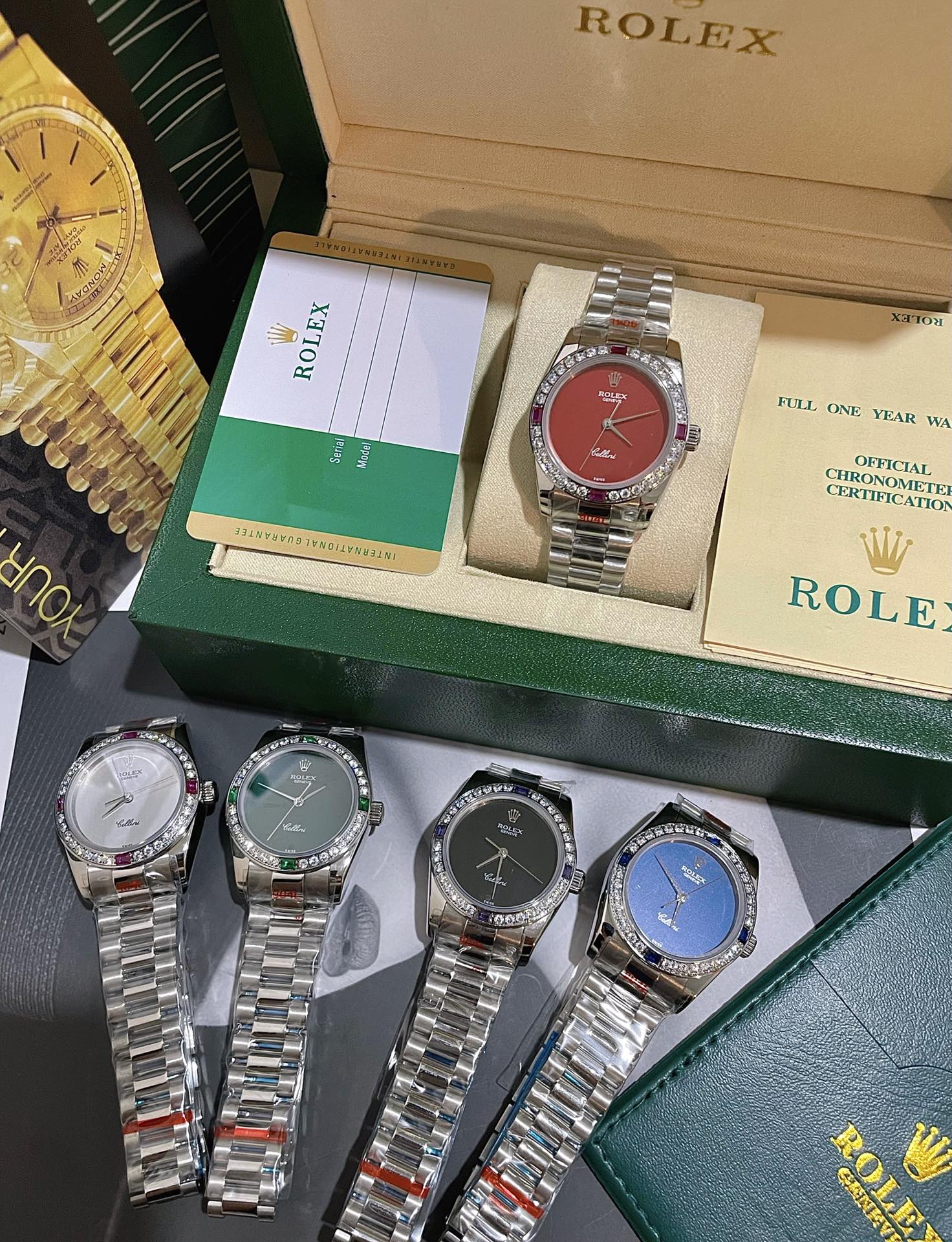 TOP ROLEX Watch Silver 31mm - 5 Colors