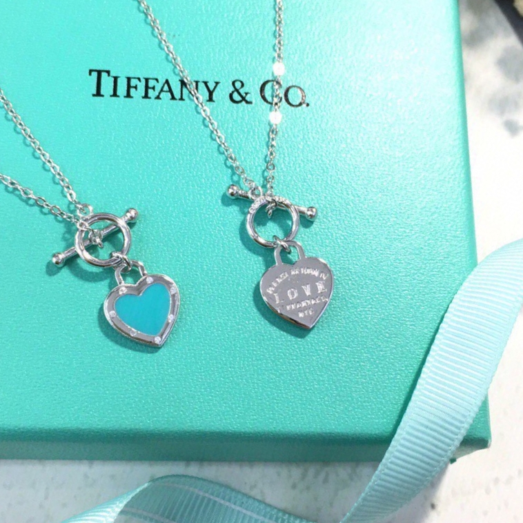 TOP Tiffany & Co. Silver Buckle Necklace
