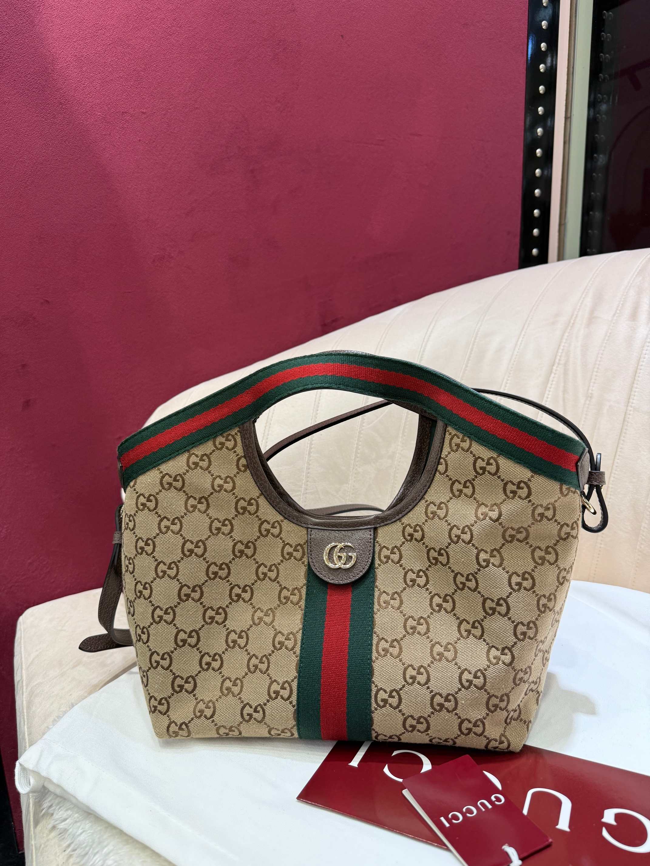 TOP GUCCI Giglio Tote Bags  25 x  20 x  15㎝ - 2 Colors