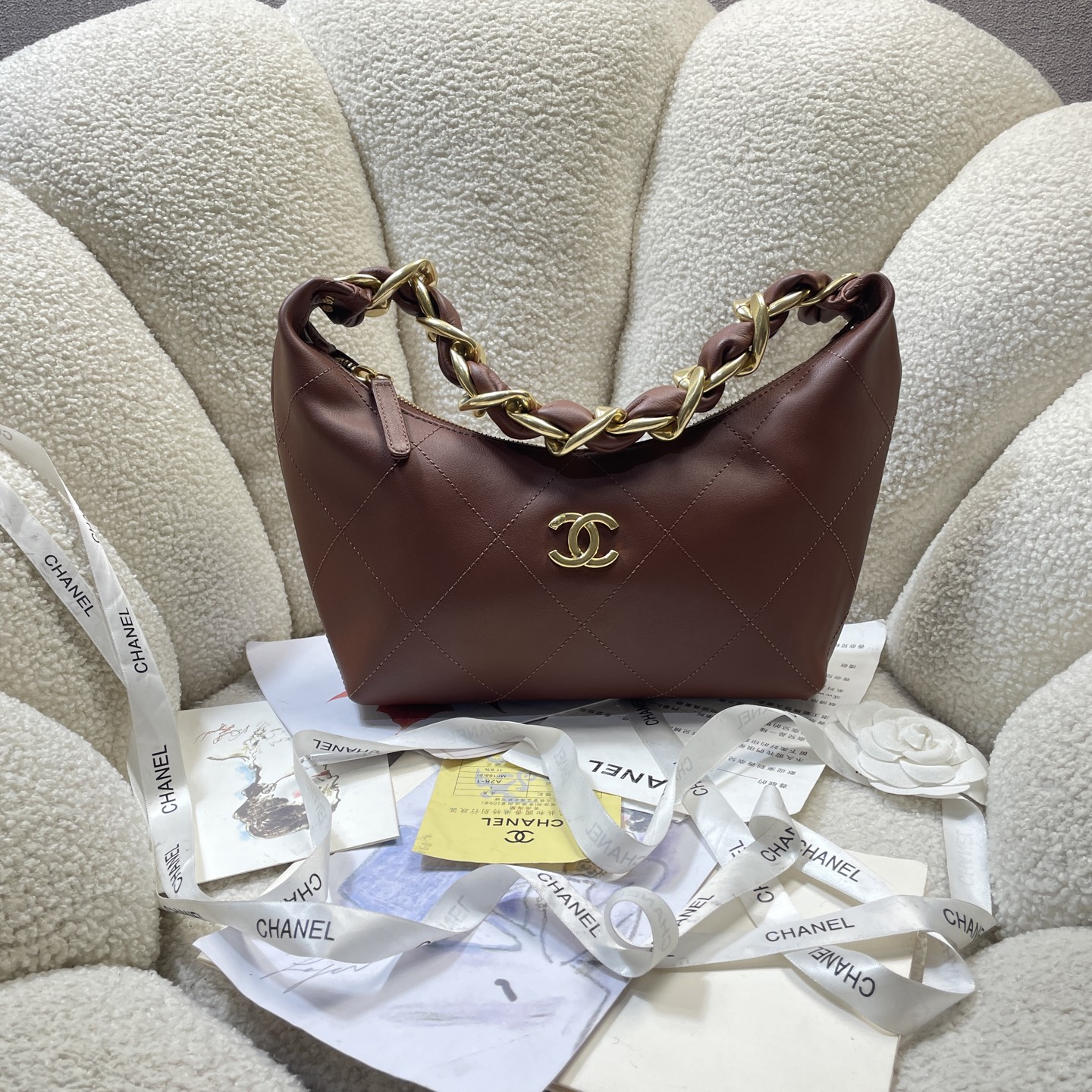TOP CHANEL Hobo Bag 24x28x8cm - 3 Colour