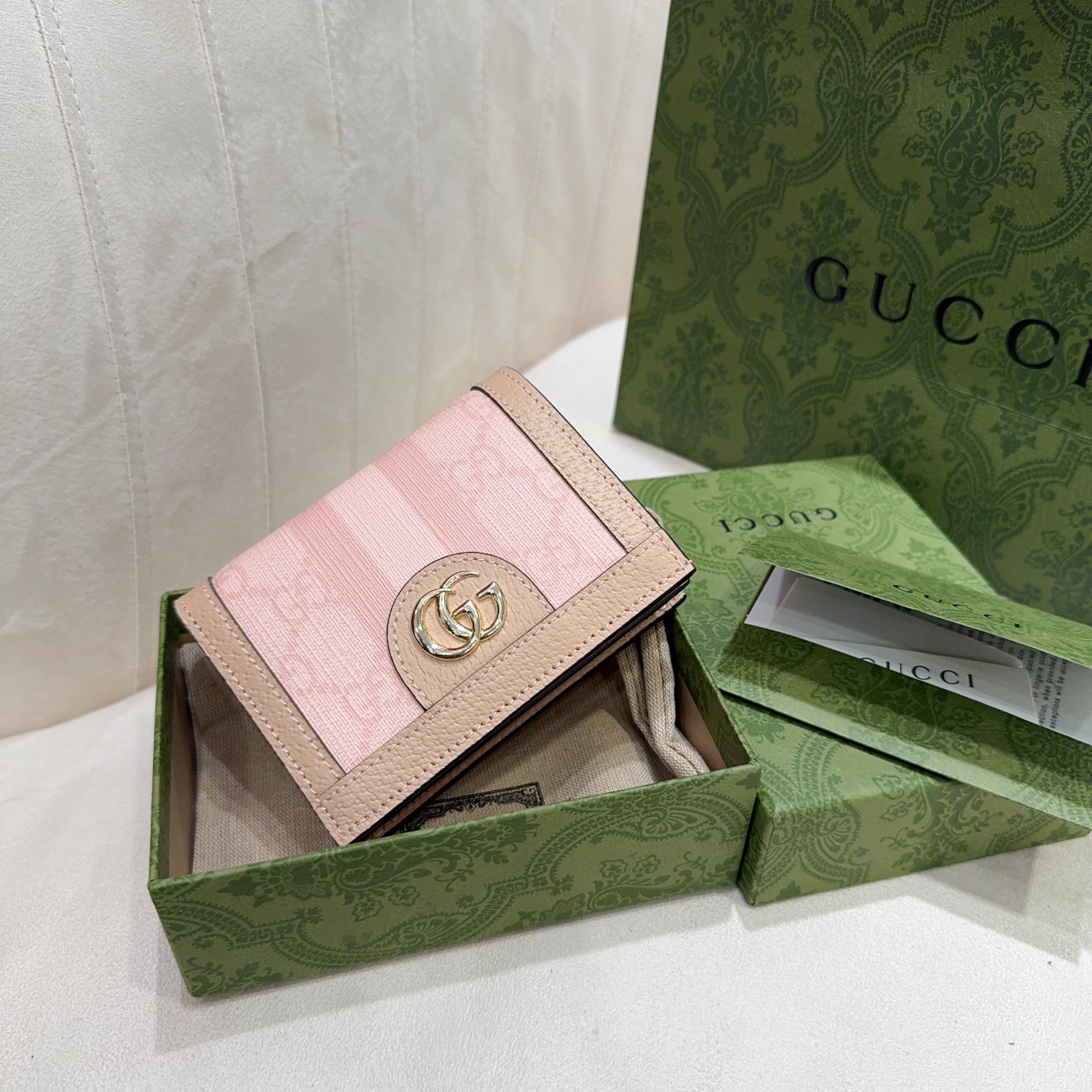 TOP GUCCI GG Ophidia Short Wallets 11x9x3cm - 2 Colour