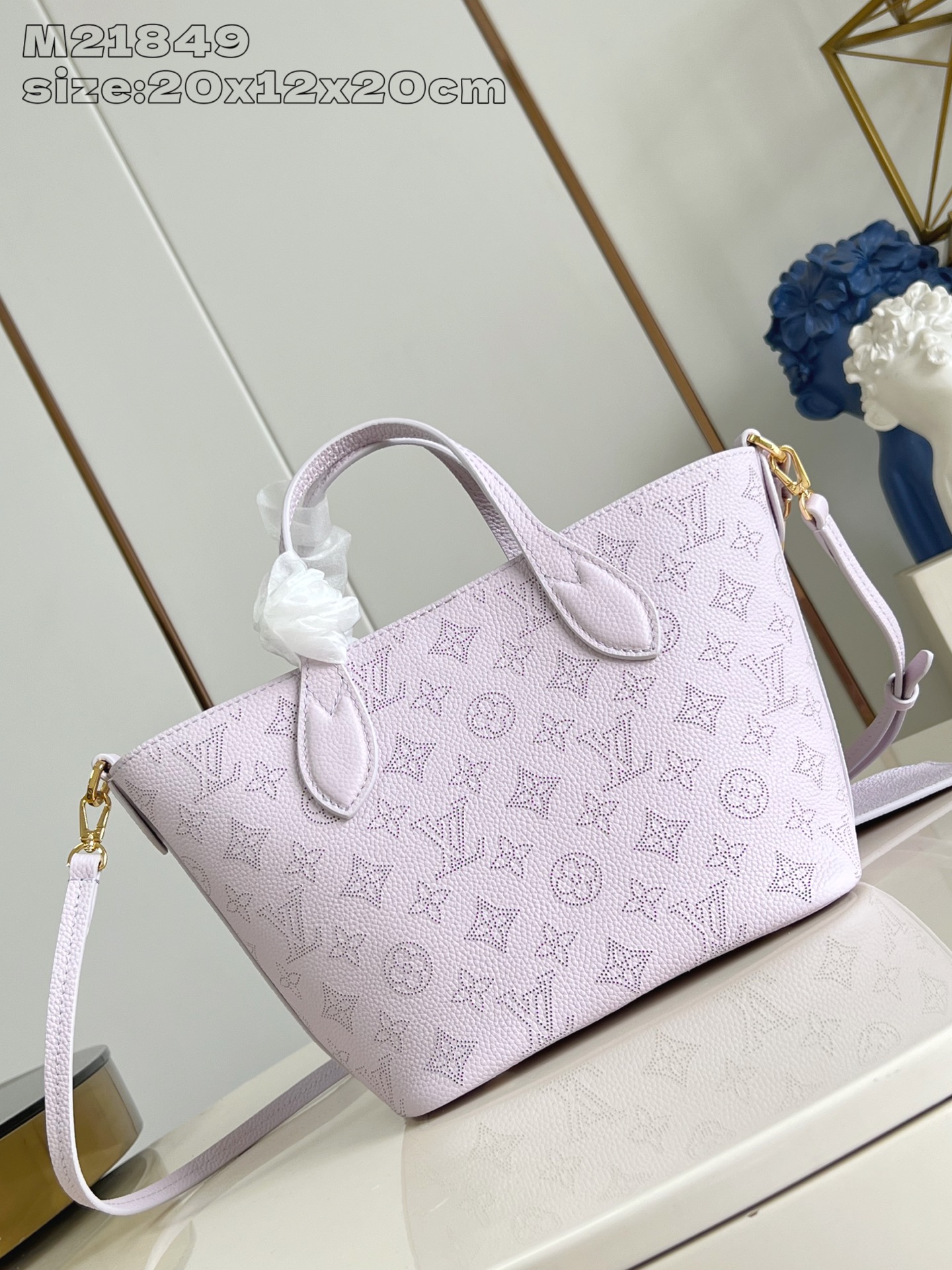 TOP Louis Vuitton LV Blossom Tote Bag 20 x 12.5 x 20cm - Light Purple