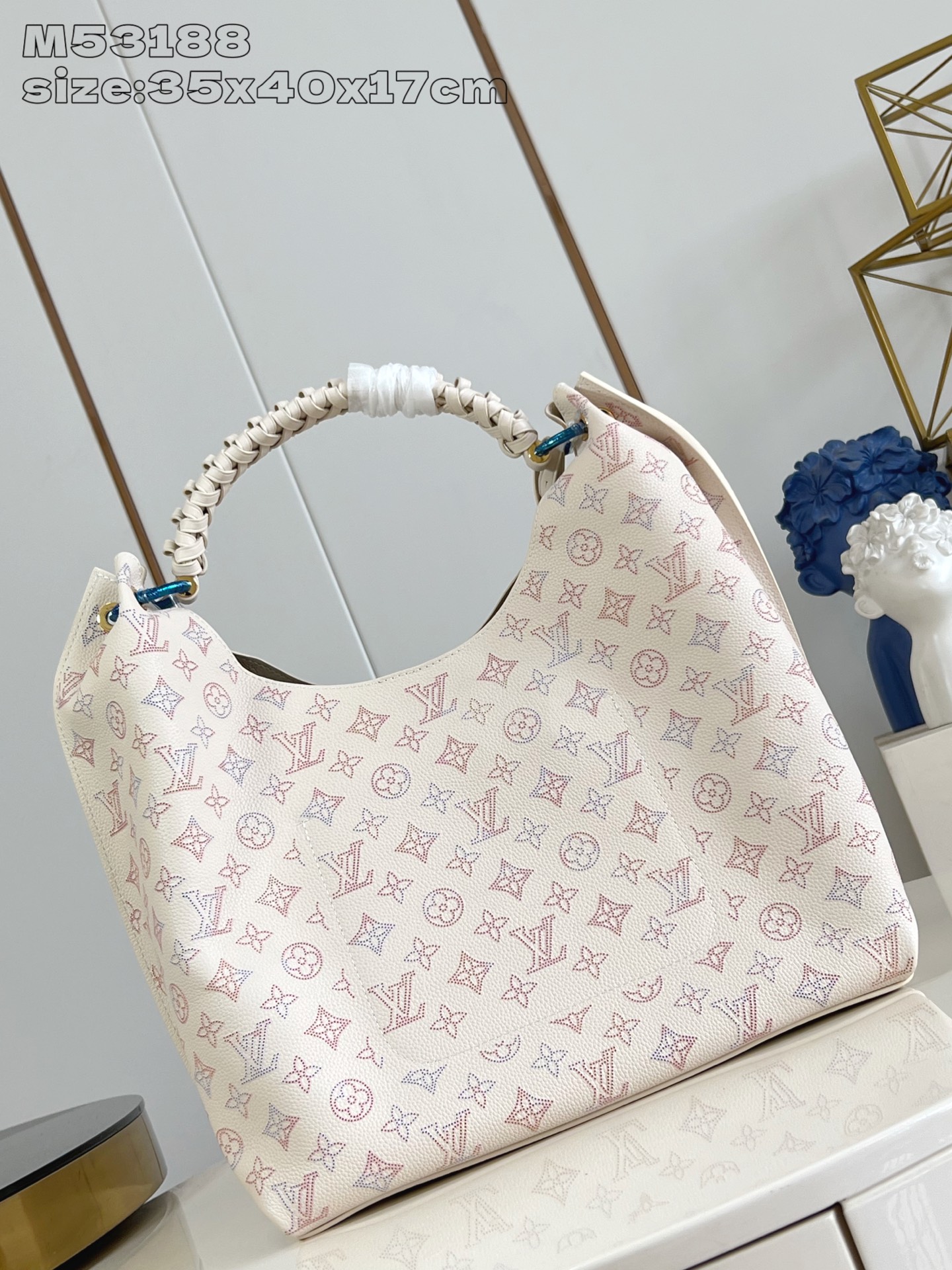 TOP Louis Vuitton LV Carmel Bag 35x40x17cm  - Beige