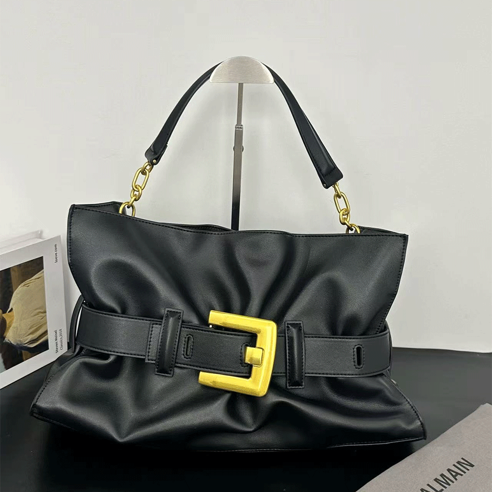 Balmain Medium Anthem bag in leather (Replica)