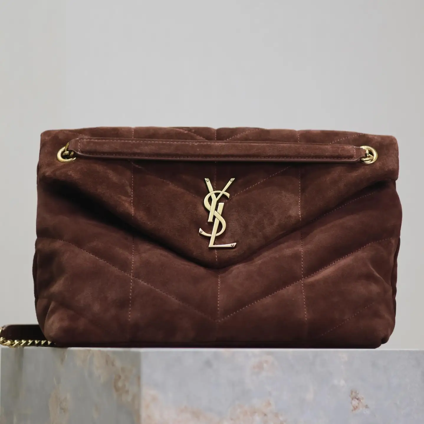 Saint Laurent YSl Small Puffer Shoulder Bag（10A Mirror Version）