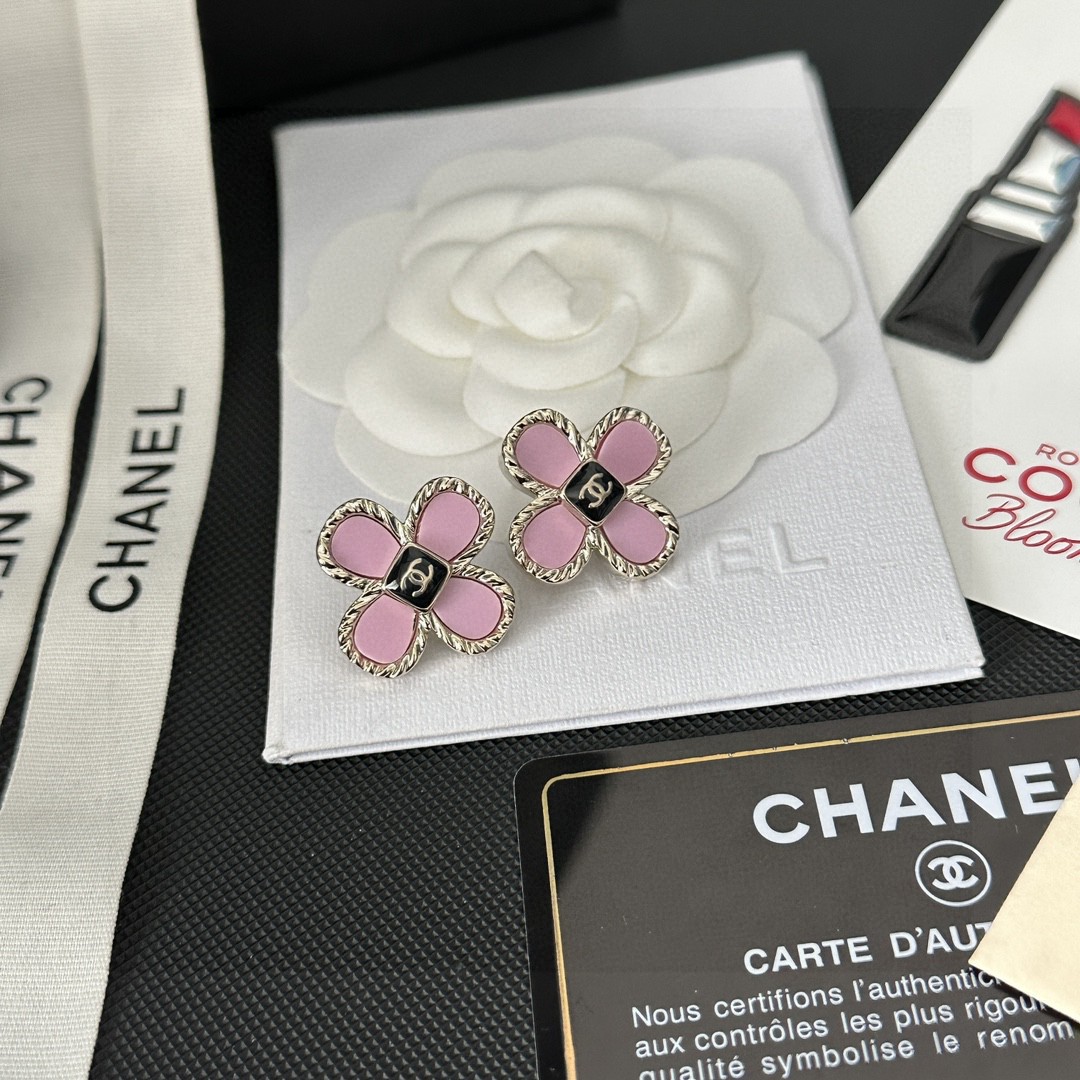 TOP CHANEL CC Flower Earring