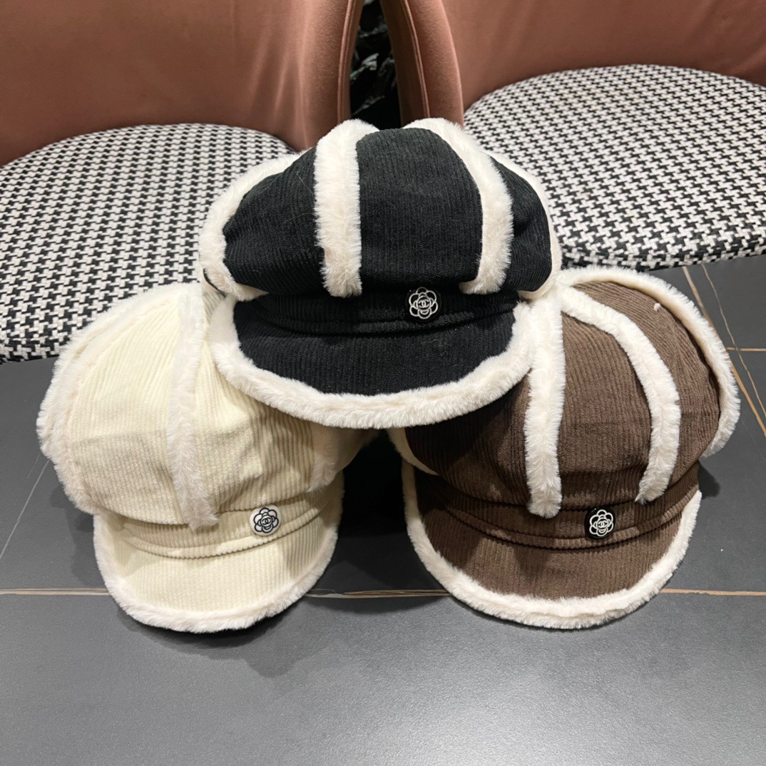 TOP CHANEL A Plush Beret - 3 Colors