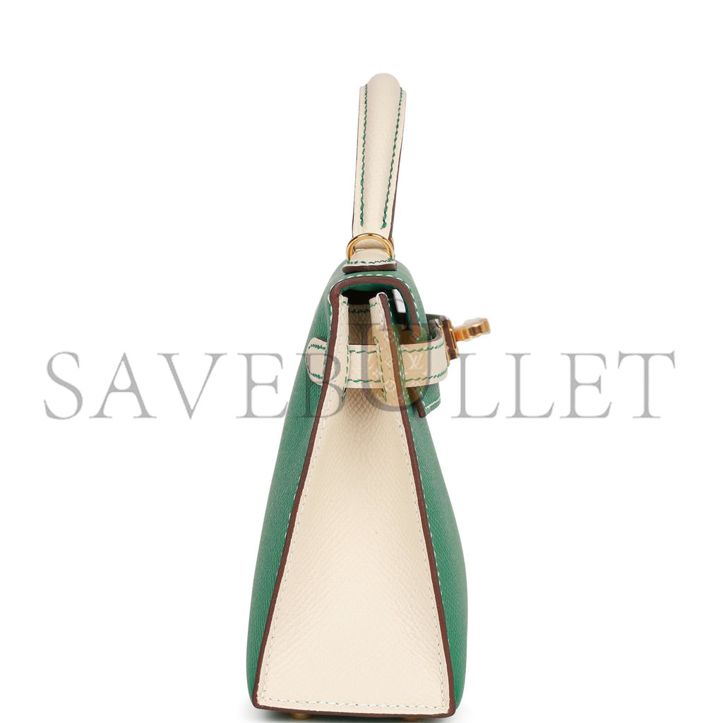 HERMES MINI KELLY EPSOM GOLD HARDWARE (19*12*5.5cm)