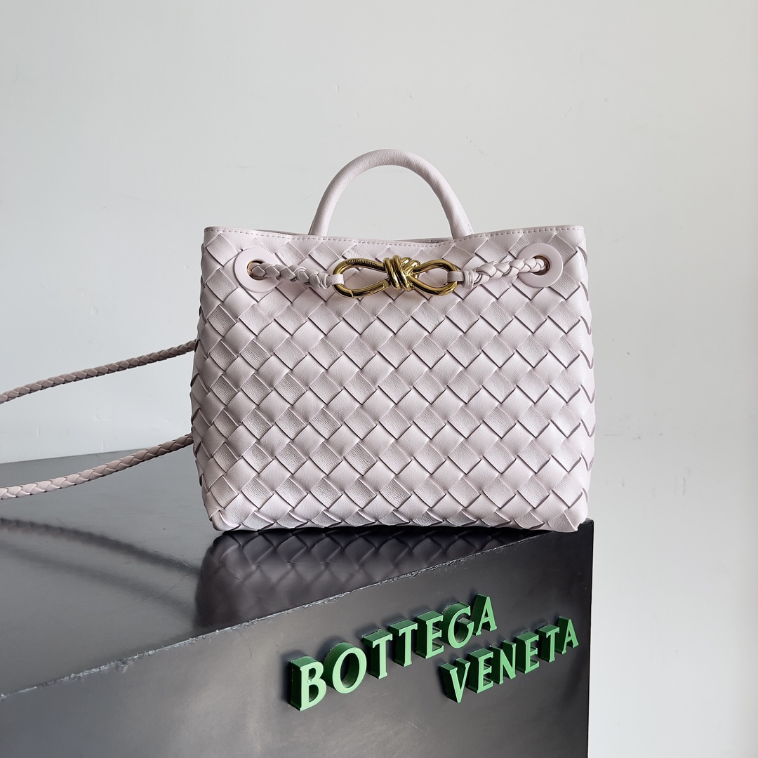 TOP Bottega Veneta BV Andiamo Bag 25x22x10.5cm/32x24x12cm - Pink