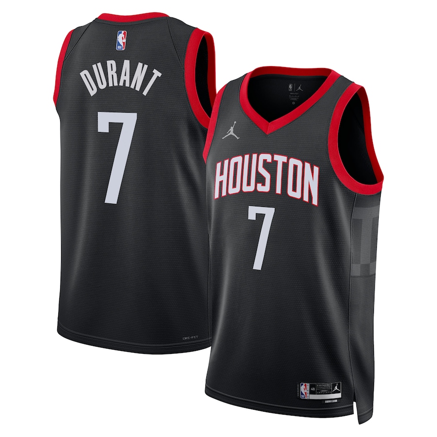Houston Rockets Kevin Durant Black Jersey - Statement Edition