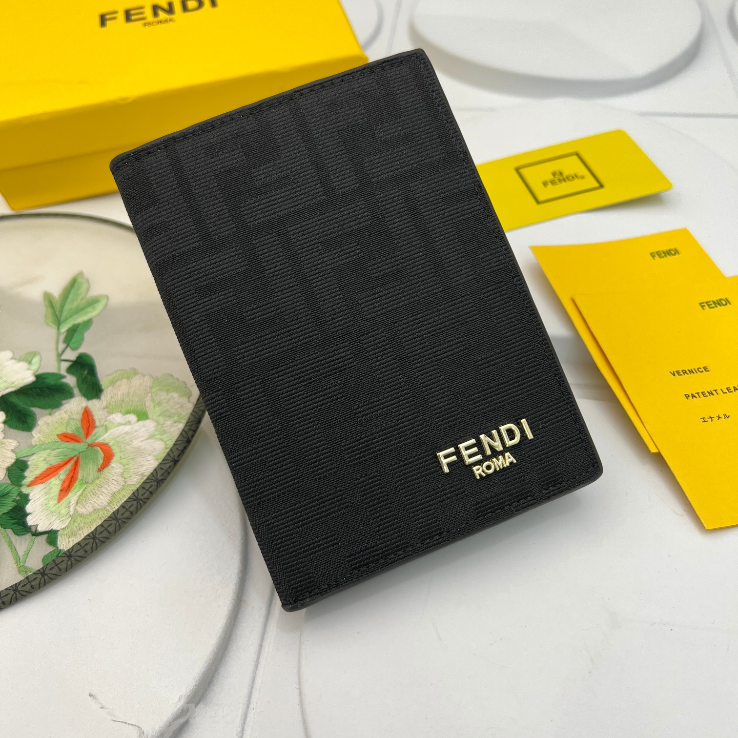 FENDI Canvas&Leather Wallth (Replica)