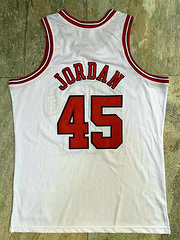 Michael Jordan Chicago Bulls 23 White MN