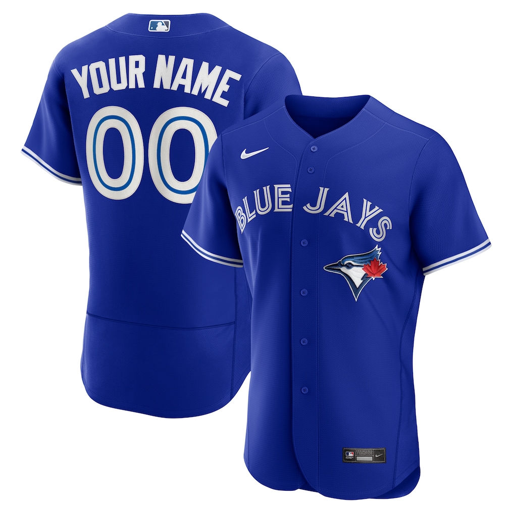 Men's Toronto Blue Jays Royal Alternate Replica Custom Jersey