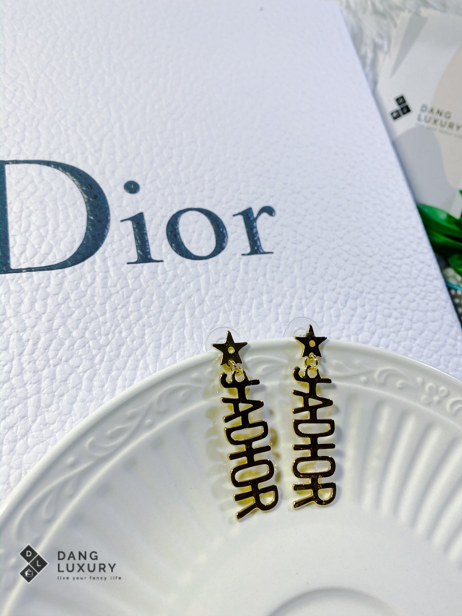 TOP Christian Dior JaDior Dangle Earrings