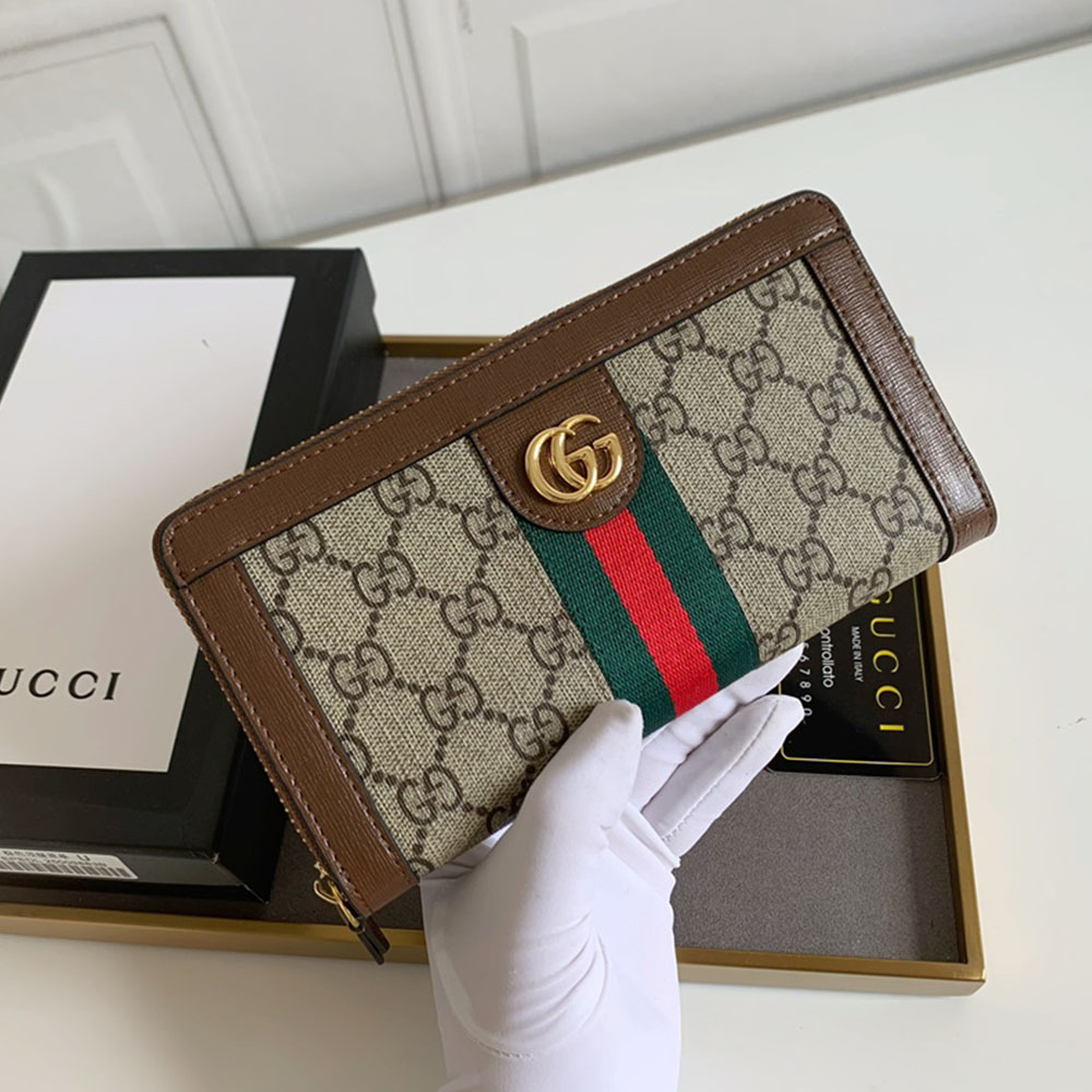 Gucci Unisex Ophidia&Tiger Head Wallet（Replica）