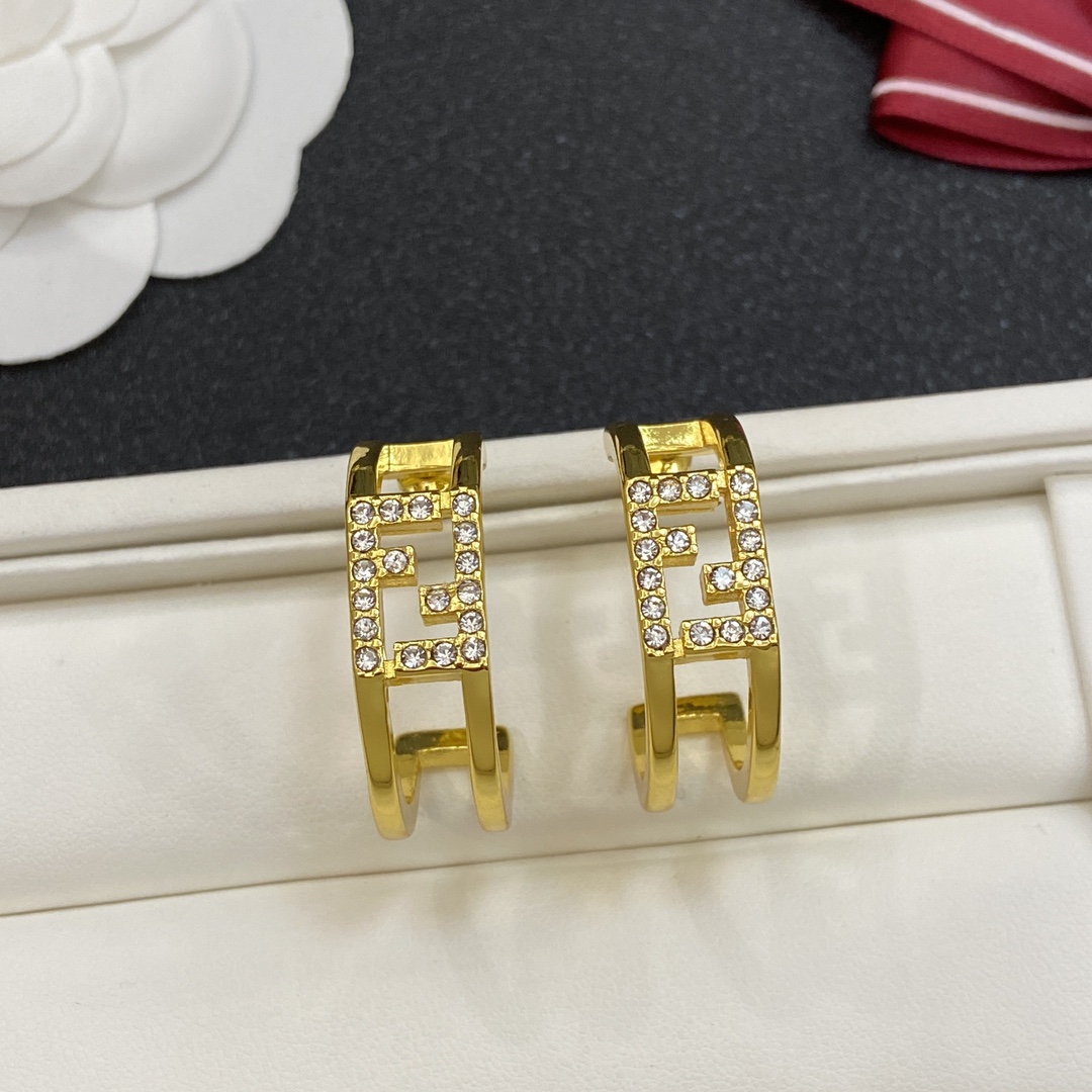 TOP FENDI FF Earrings - 2 Colors