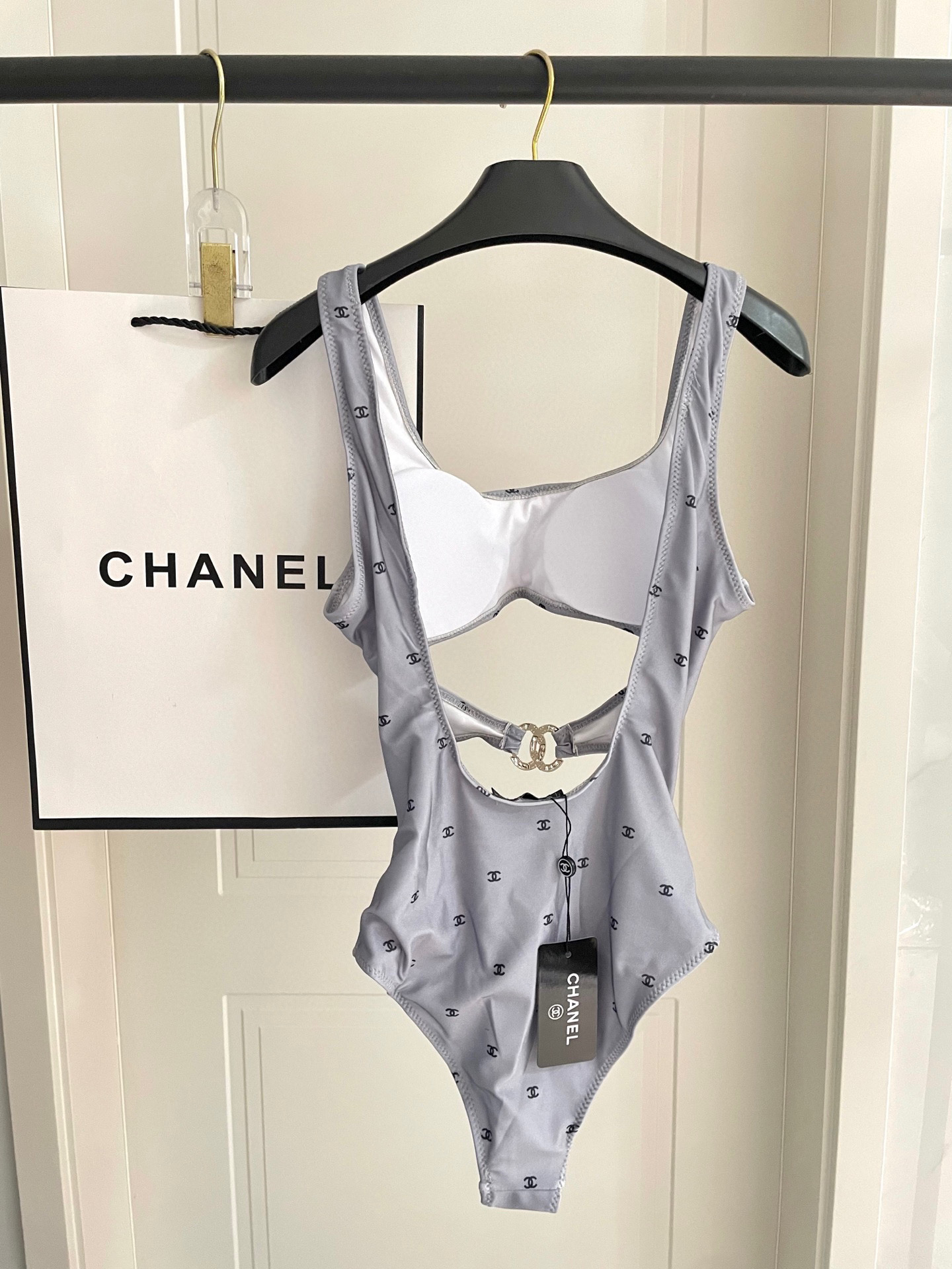 TOP CHANEL One-Piece Swimsuit - 2 Color