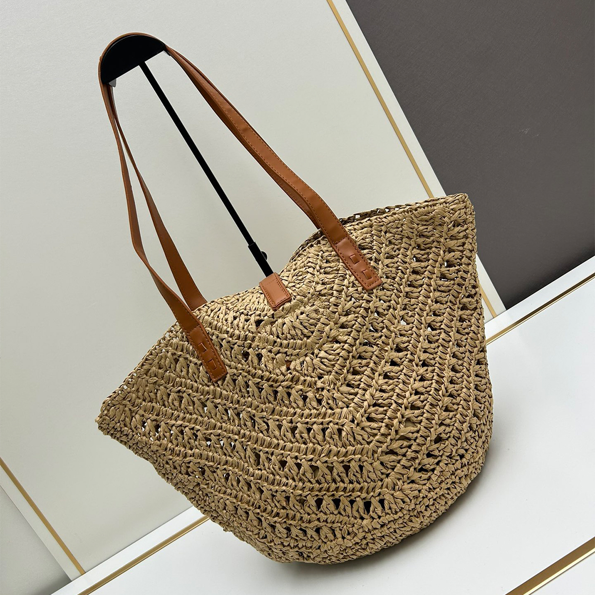 Saint Laurent Medium Raffia Tote(7A regular version)