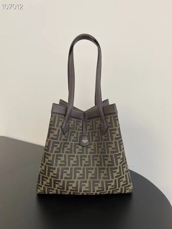 TOP FENDI Roll Bag 27cm - Brown
