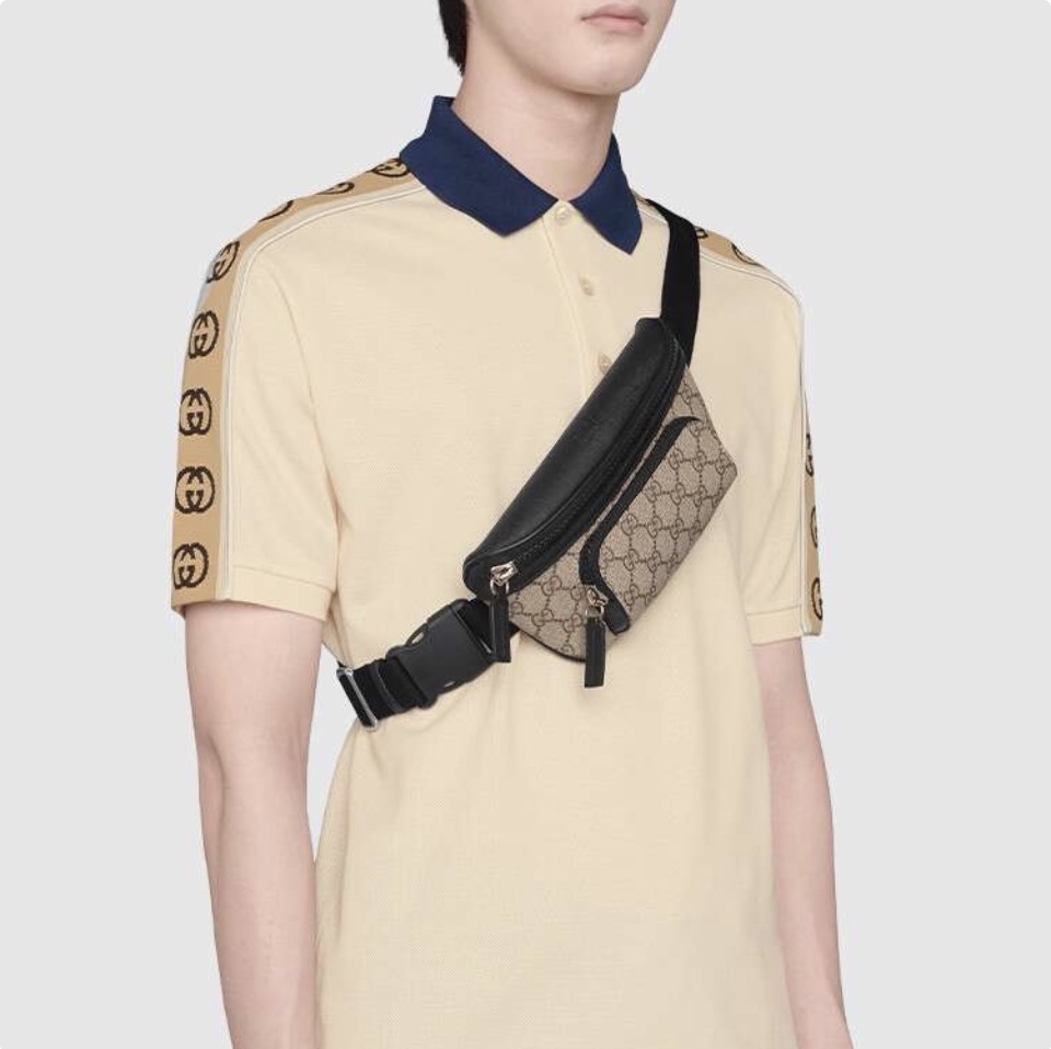 Gucci Canvas Crossbody Waist Bag(Replica)