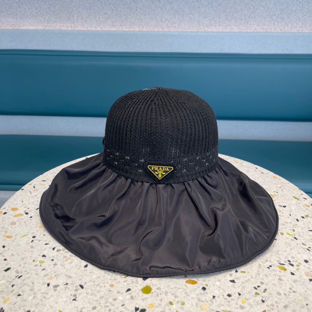 TOP PRADA Sunscreen Fisherman's Hat - 4 Color
