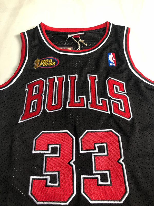 Chicago Bulls Pippen 33 Black MN