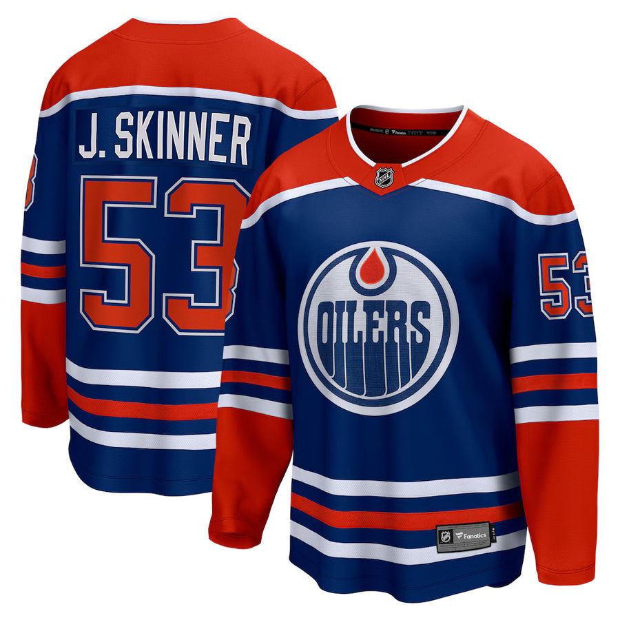 Jeff Skinner Edmonton Oilers NHL Fanatics Breakaway Royal Home Jersey
