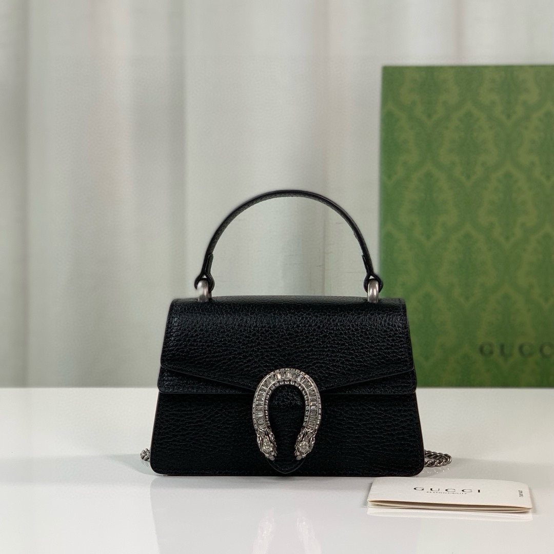TOP GUCCI Dionysus Series Mini Handbags 18X12X6cm - 3 Colors
