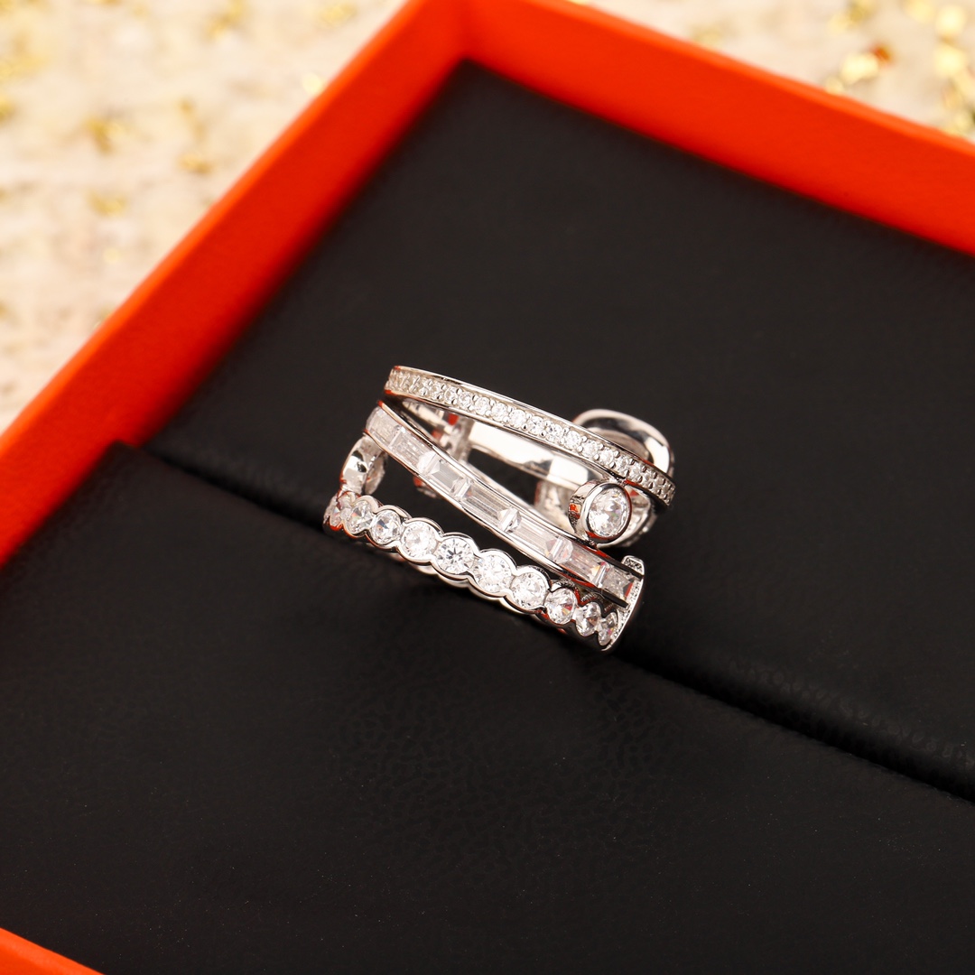 TOP HERMES Diamond Rings