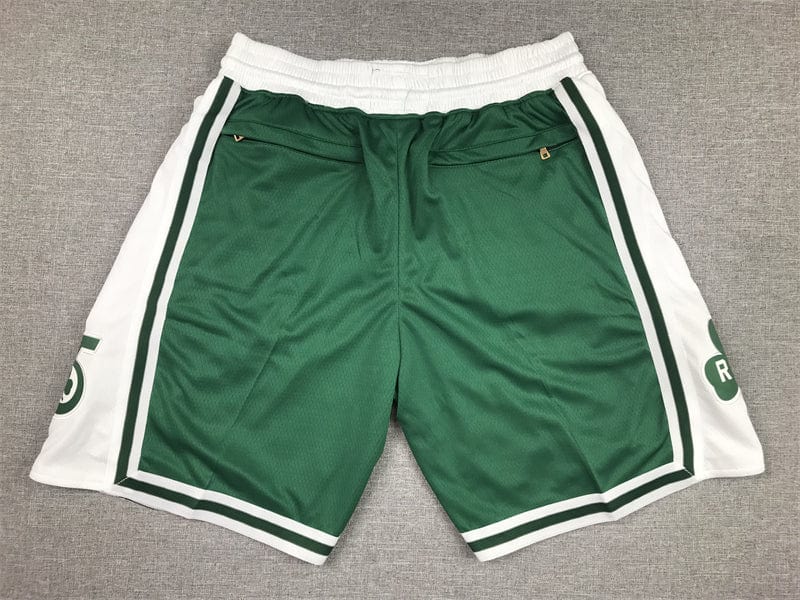 Men's Boston Celtics Green/White City Edition Basketball Shorts