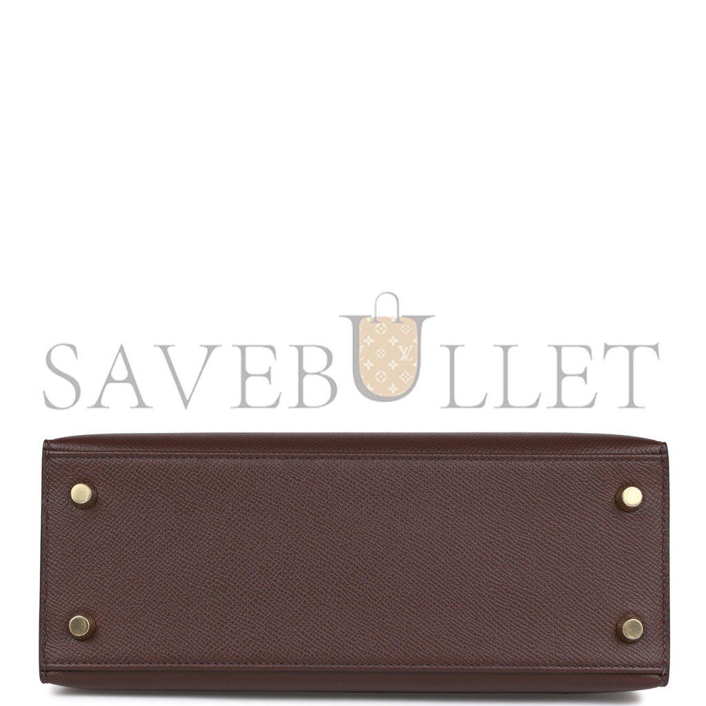 HERMES KELLY 25 EPSOM GOLD HARDWARE (25*17*7cm)