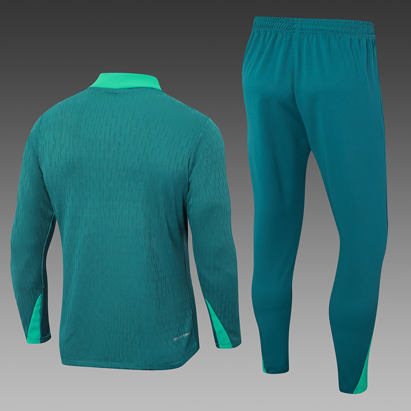 2024-25 Green Portugal Football Half Pull Training Suit