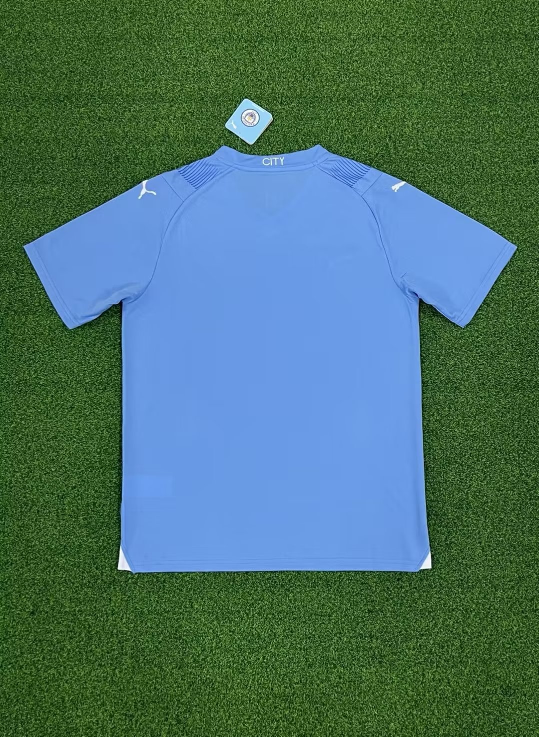 2425  Puma Manchester City Home jersey.Player embroidery version