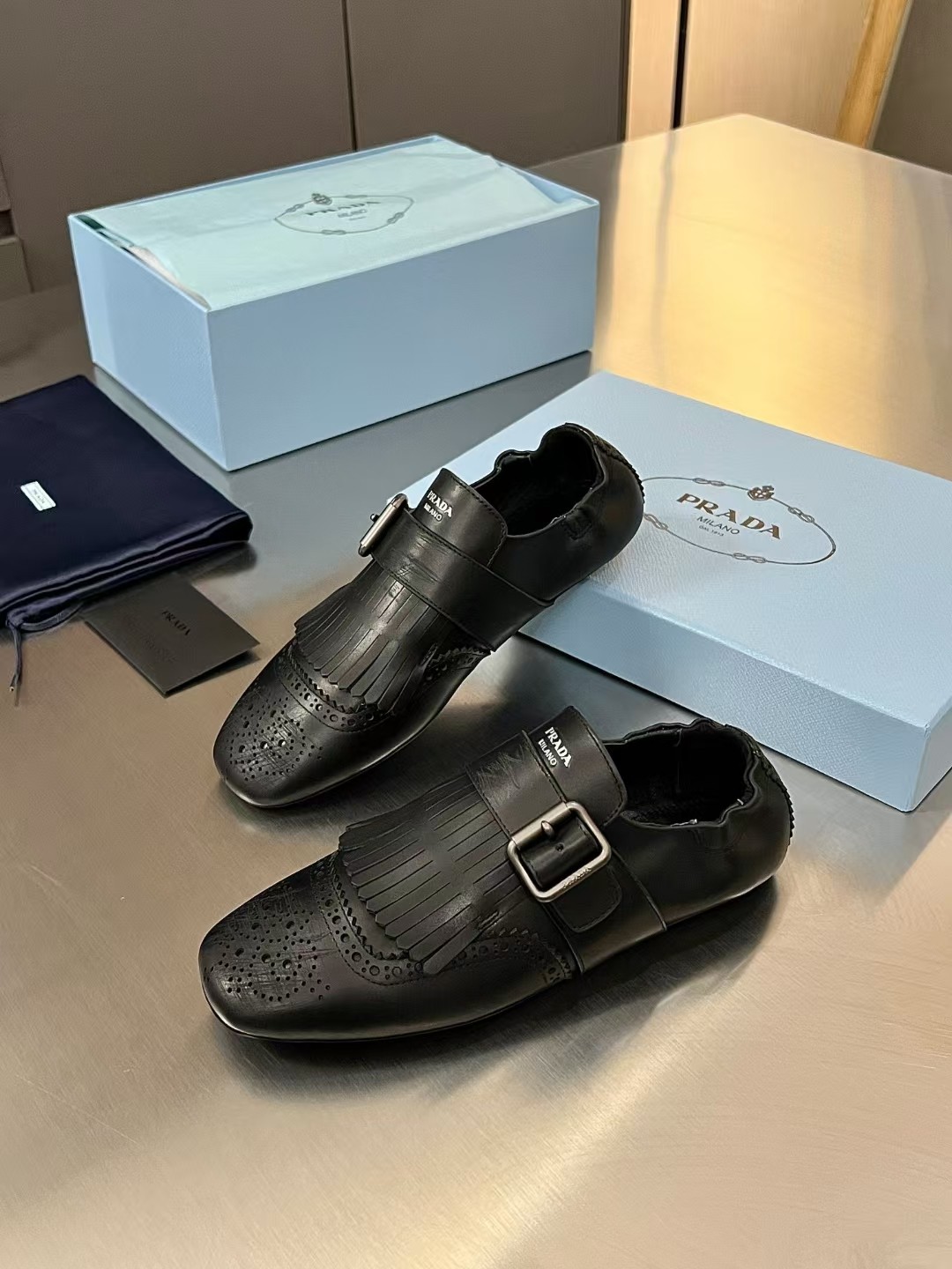 TOP PRADA Tassel Loafers - 4 Colors