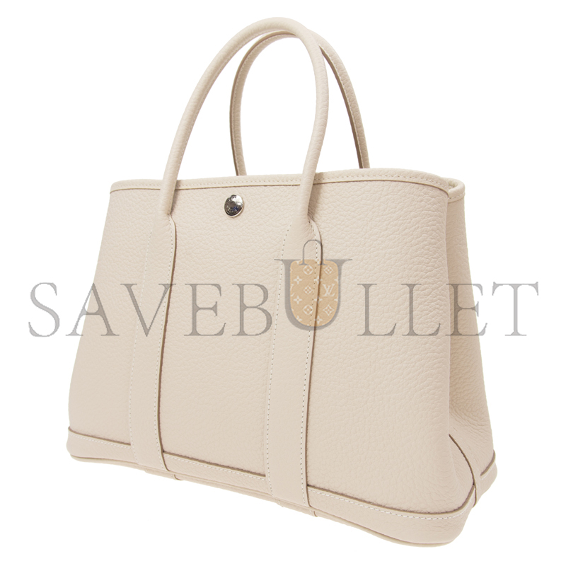 HERMÈS BETON CLEMENCE GARDEN PARTY 30 TPM PALLADIUM HARDWARE (31*30*12cm)