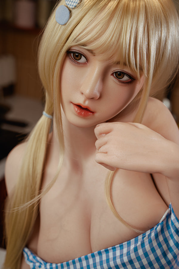 161cm/5ft3 F-cup Full Silicone Cute Chinese Sex Doll - #600