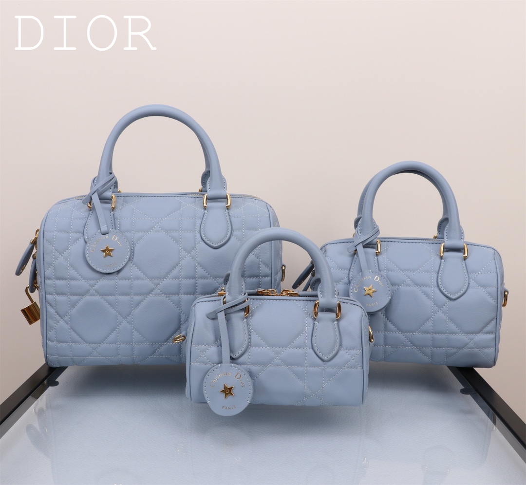TOP Christian Dior Dior Groove 20 Bag - 3 Sizes 16.5cm/20.5cm/25cm -Blue