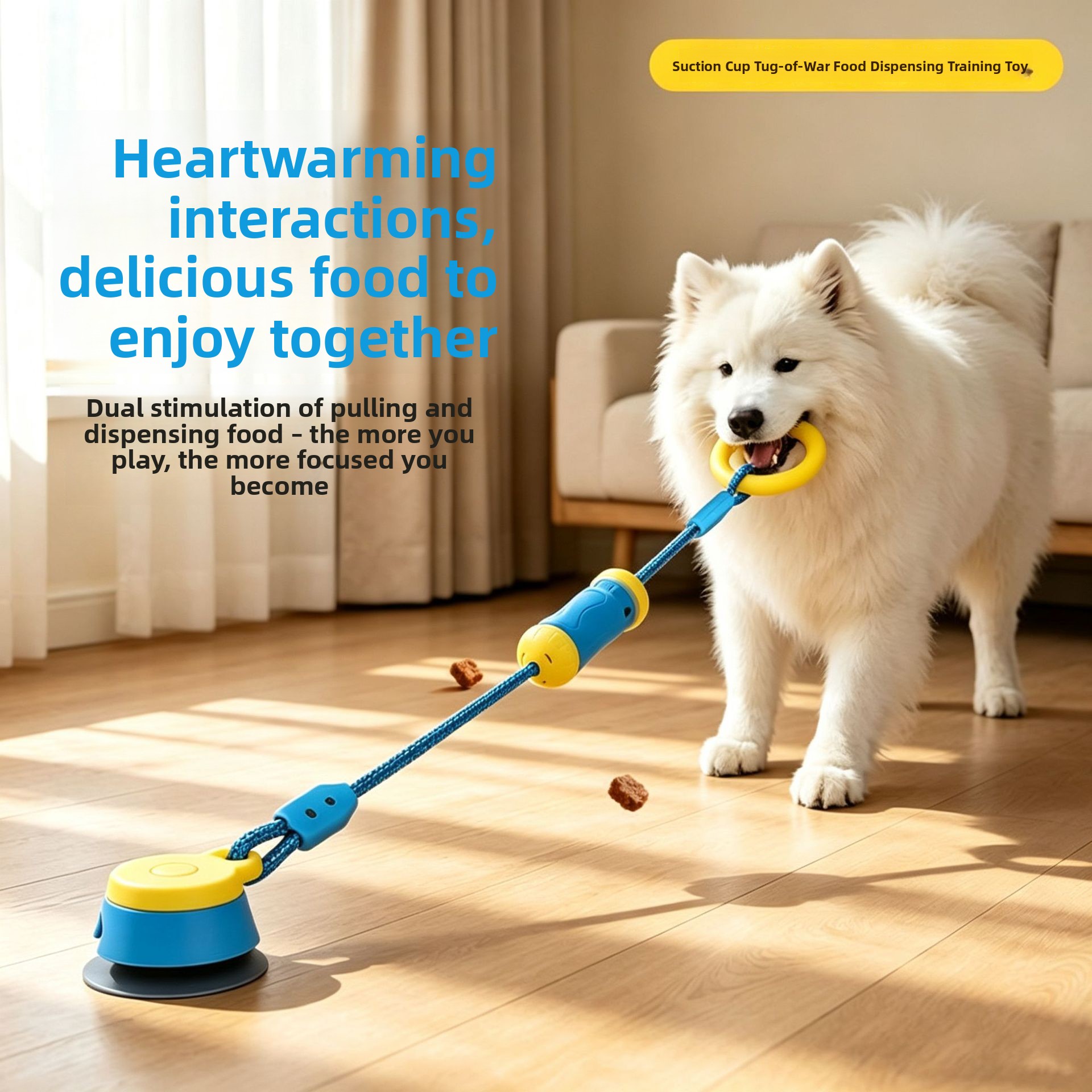 Cross-border new pet suction cup tug-of-war toy for training dogs, interactive pulling, teeth grinding, self-entertainment, and boredom relief - PawPro UK