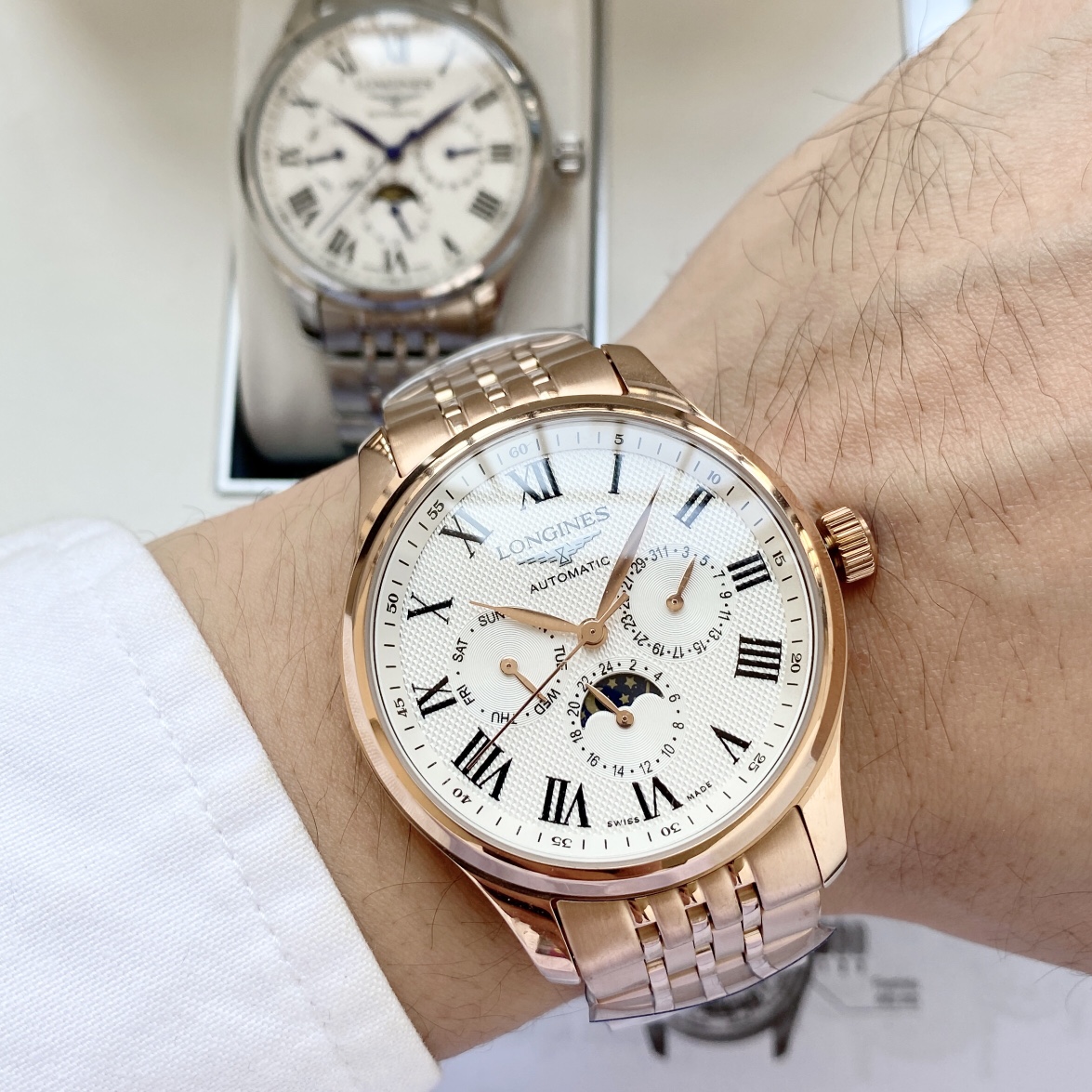 TOP LONGINES Langqing Men's Watch  316L Stainless Steel Case Watch 40mm - 6 Colors