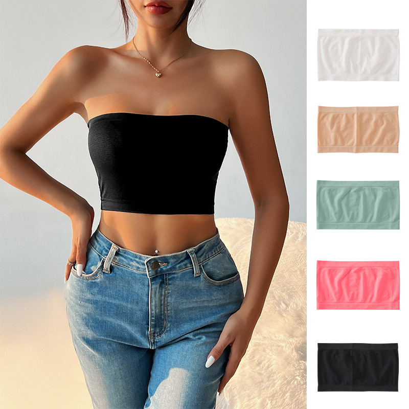 Exclusive to Temu, popular TK hot-selling seamless strapless bralette for women