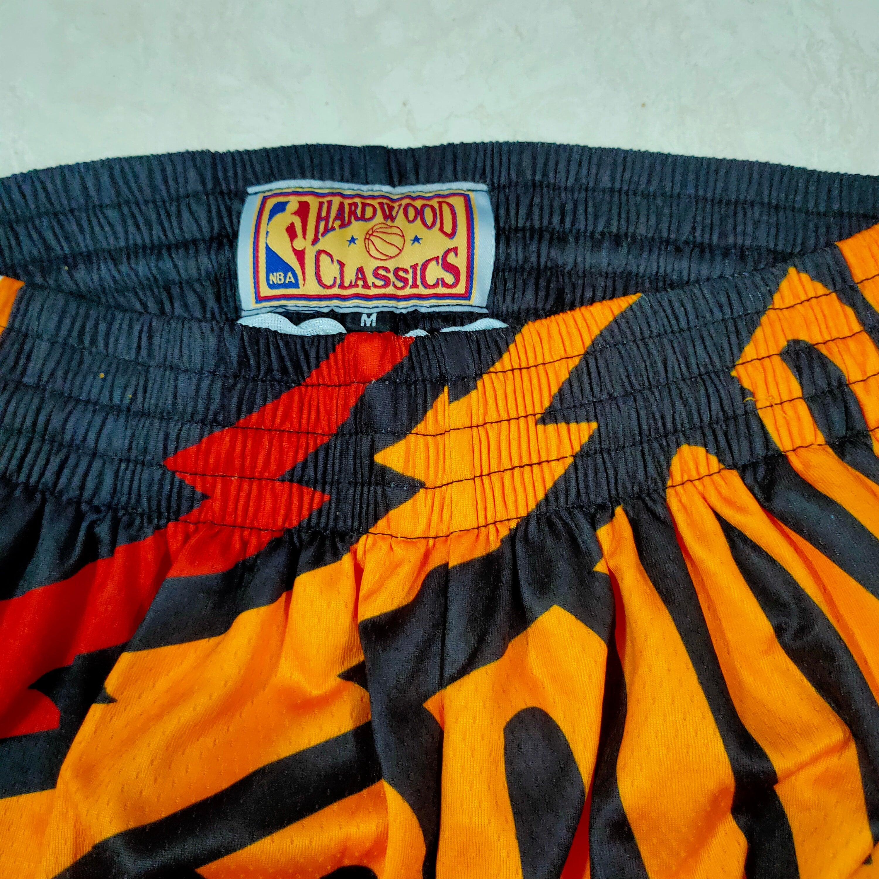 Golden State Warriors black mitchell&ness pocket pants