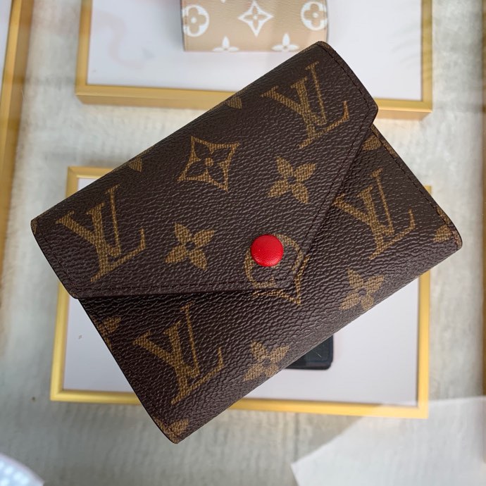 TOP Louis Vuitton LV LV Damier Victorine Wallet - 16 colors