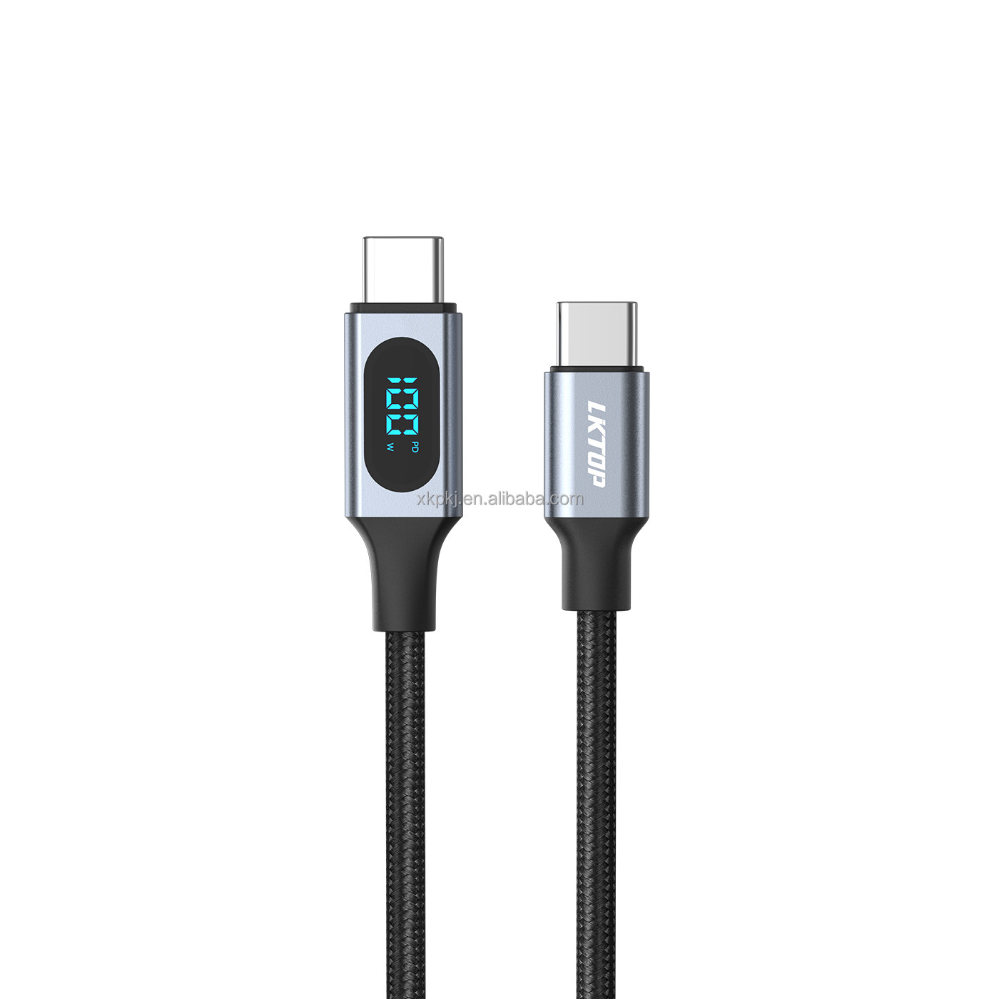 LKTOP 100W USB-C Cable with Digital Display See Power at a Glance Compatible with DJI Charging Hub Smartphones Power Banks for Sale