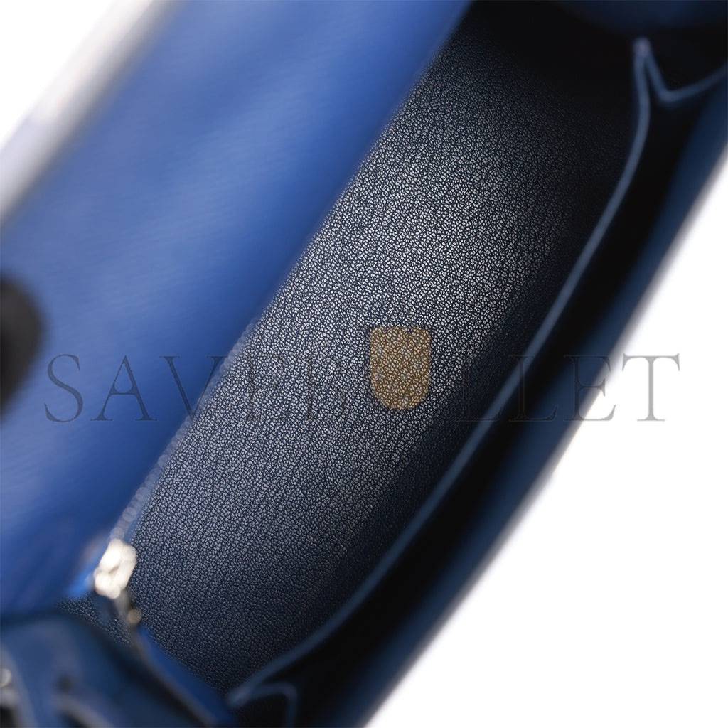 HERMES KELLY 25 EPSOM PALLADIUM HARDWARE (25*17*7cm)