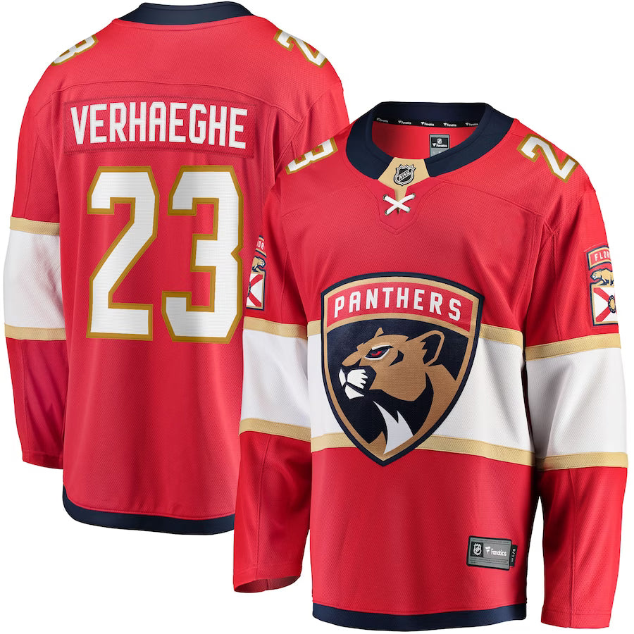 Carter Verhaeghe Florida Panthers NHL Fanatics Breakaway Home Jersey