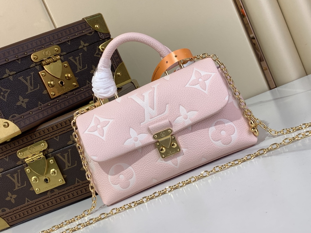 TOP Louis Vuitton LV NANO MADELEINE Bag 21× 12.5 × 6cm - Pink