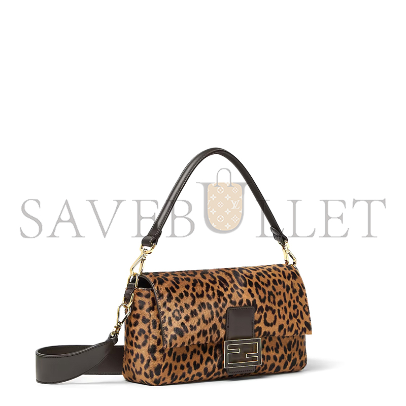 FENDI BAGUETTE PRINTED CAVALLINO CALFSKIN 8BR600AYDYF0A6E (27*15*6cm)