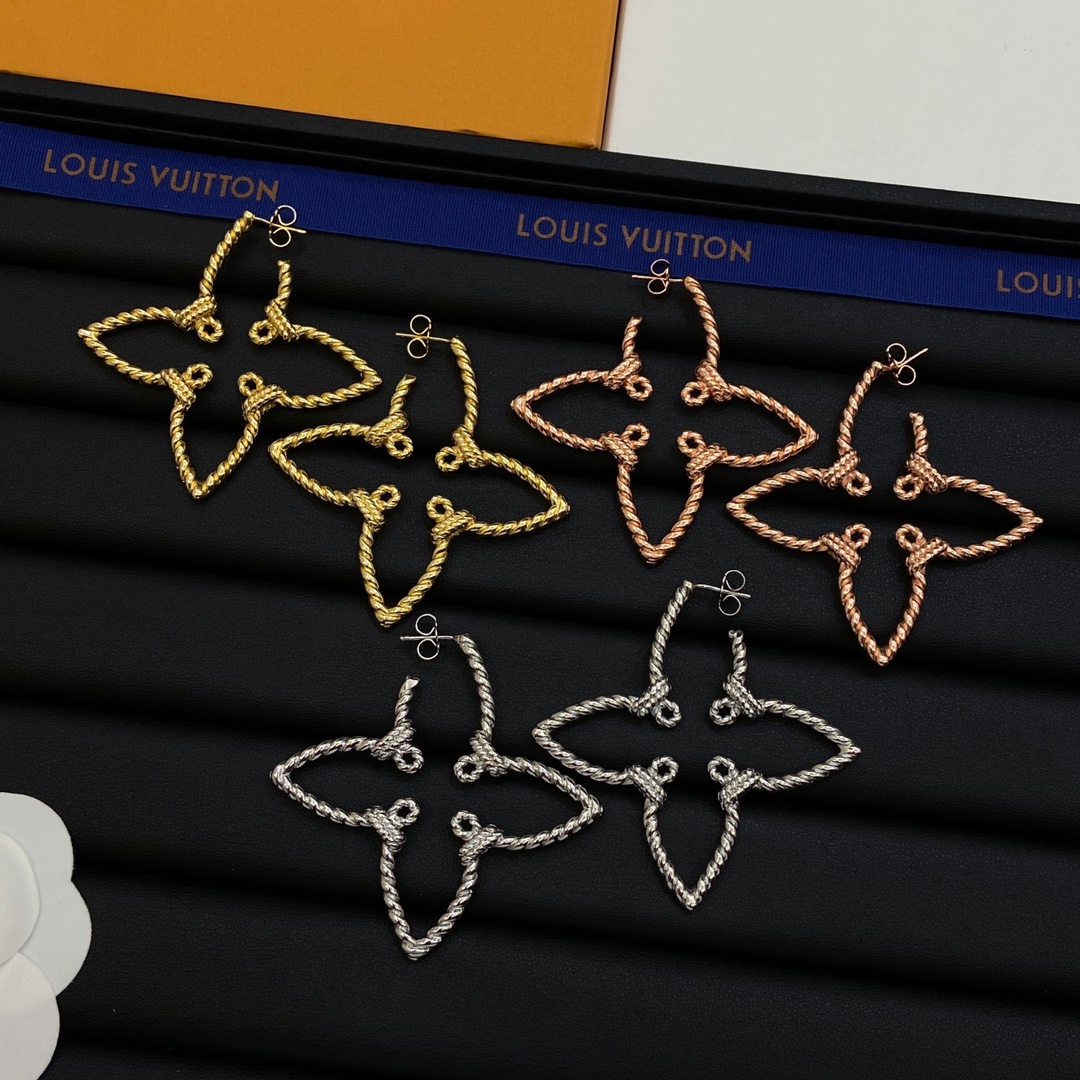TOP Louis Vuitton LV Earrings - 3 Color