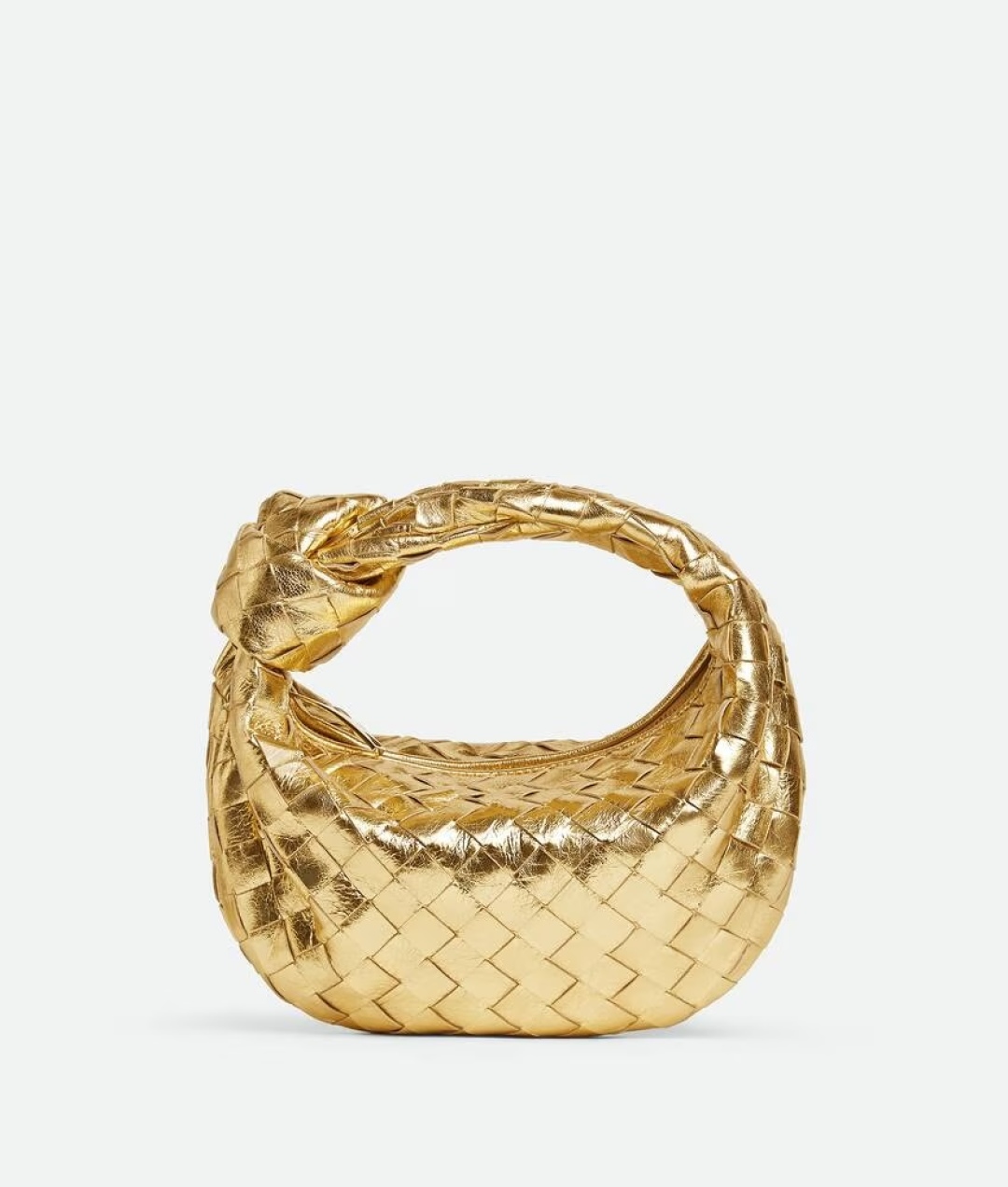 TOP Bottega Veneta BV Jodie Bag 26x13x8.5cm /36×21×13cm- Gold/Silver